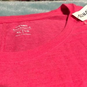 Old Navy Linen Burnout Pocket Tee